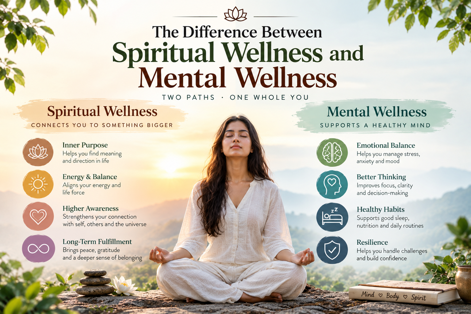 The Difference Between Spiritual Wellness and Mental Wellness